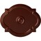 Ekena Millwork Waltz Ceiling Medallion (Fits Canopies up to 4 1/2"), 21 1/4"W x 17 3/8"H x 1"P, Antique Copper CM21WAACS - alternate 1